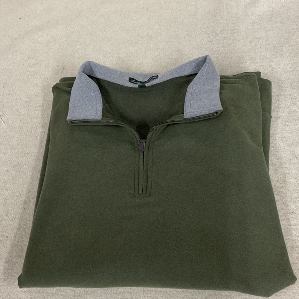 EUC Mens long sleeve 1/4 zip down Southern point co. Pullover shirt